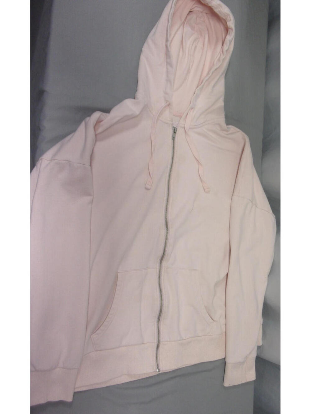 DESIGNER TIME AND TRU COTTON/POLY BLEND FULL ZIP PINK HOODIE JACKET XXX-LARGE
